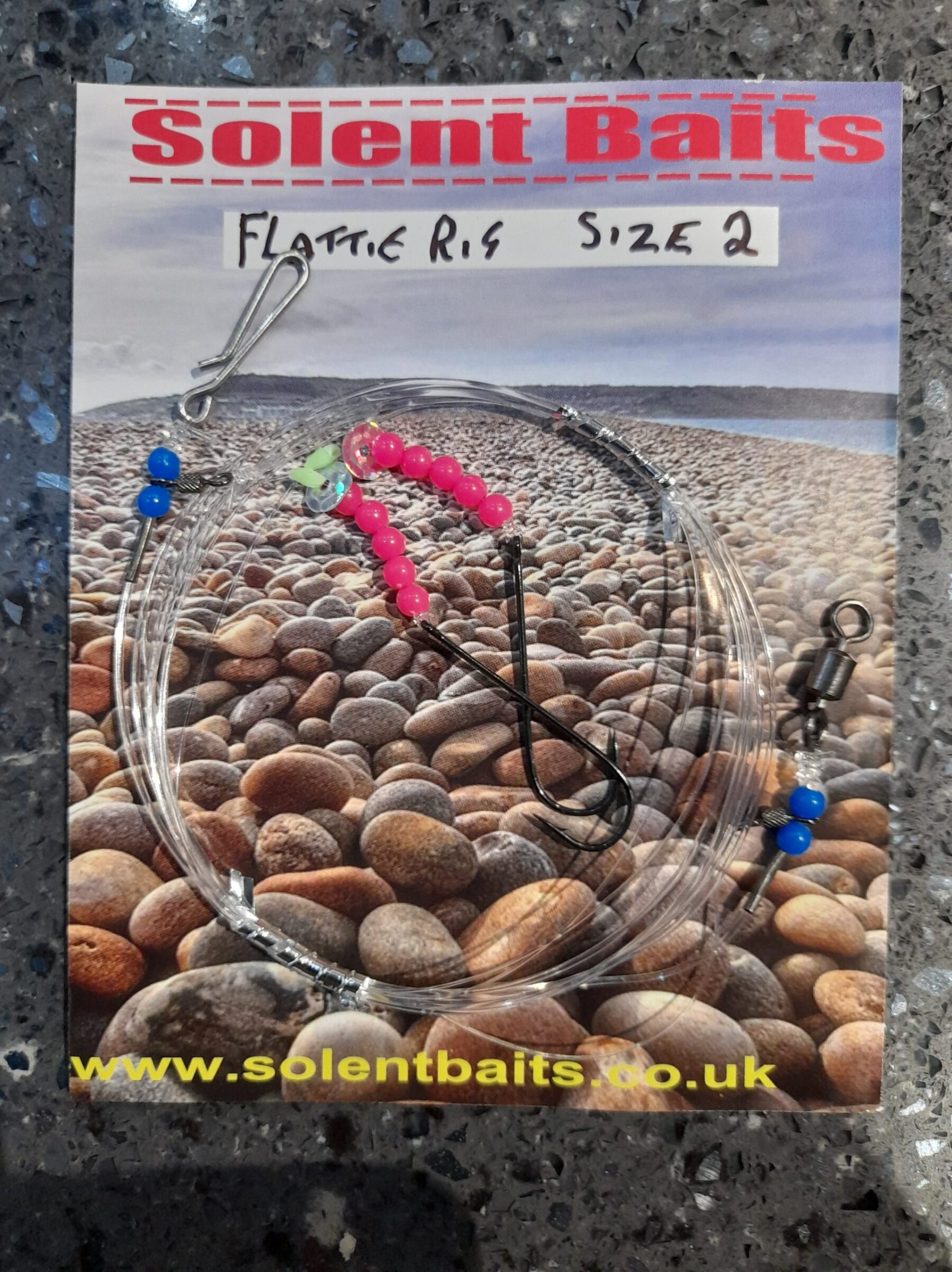 Sea Fishing Flattie Rigs - Pack Of 10 For Flounder, Dabs, Plaice & Other Bottom Fish