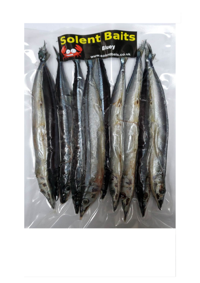 Blueys ( pacific saury )10 Pack Solent Baits & Tackle
