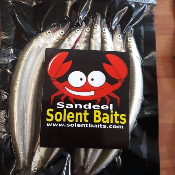 Solent Baits vacuum packed sandeels (launce)
